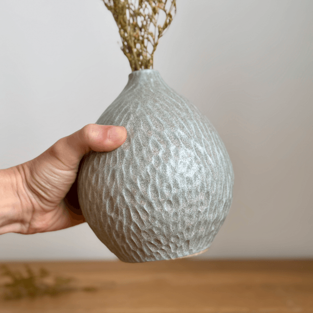 Medium carved vase
