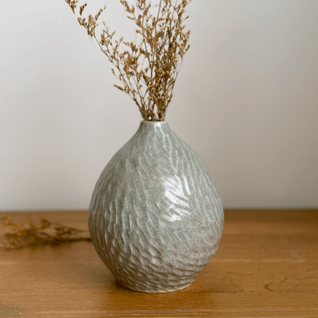 Medium carved vase